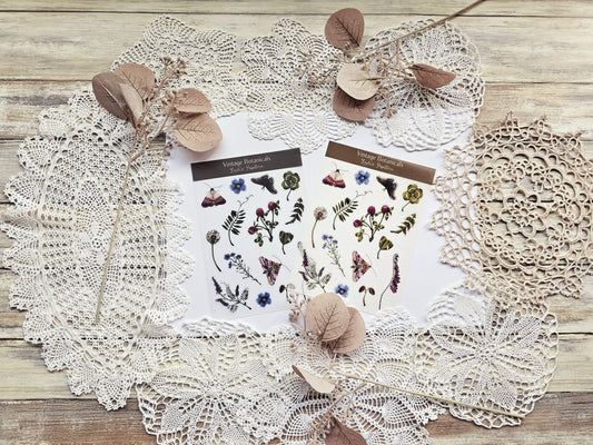Sticker „Vintage Botanicals“ – Lauli's Papeterie