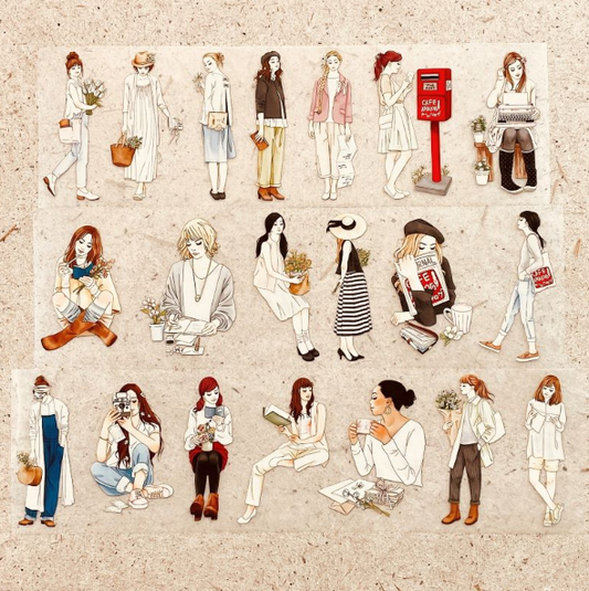 PET Tape „Spring Letters“ – Café Analog × Windry R.