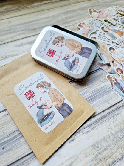 Sticker „Soulmate“ – Café Analog × Windry R.