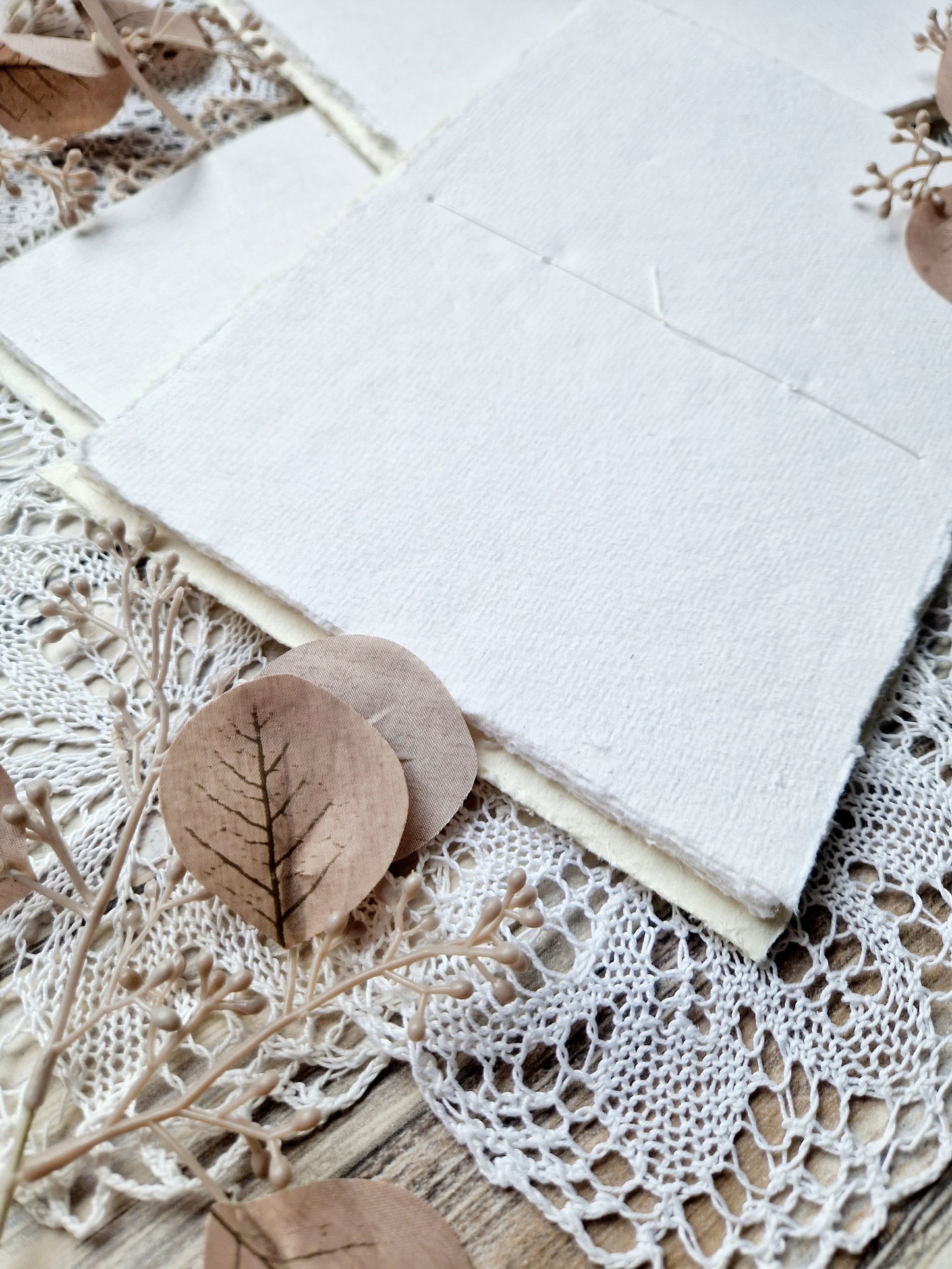 Midi Journal – Handmade DIN A6 notebook with 64 pages made of handmade paper