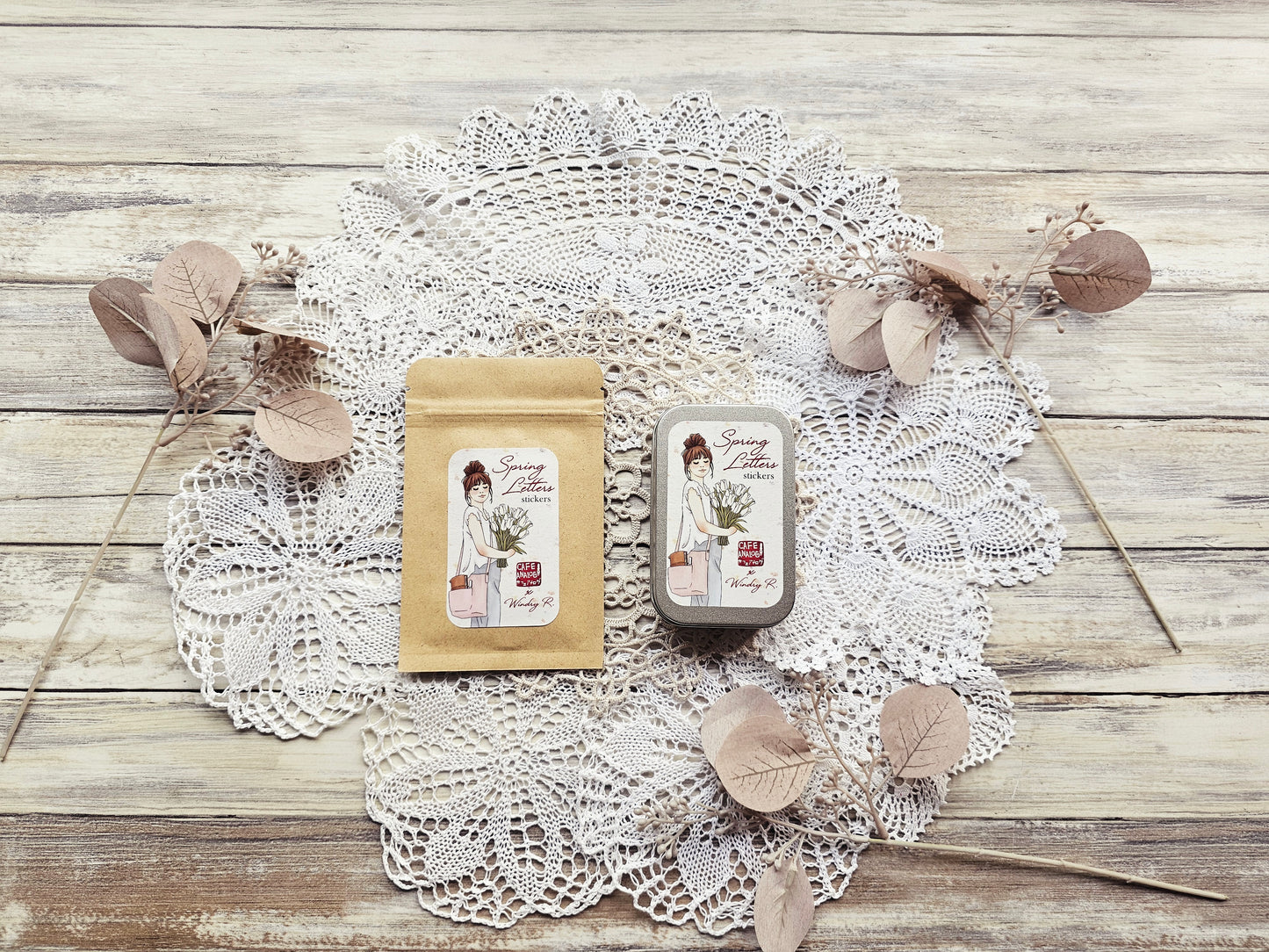 Sticker „Spring Letters“ – Café Analog x Windry R.