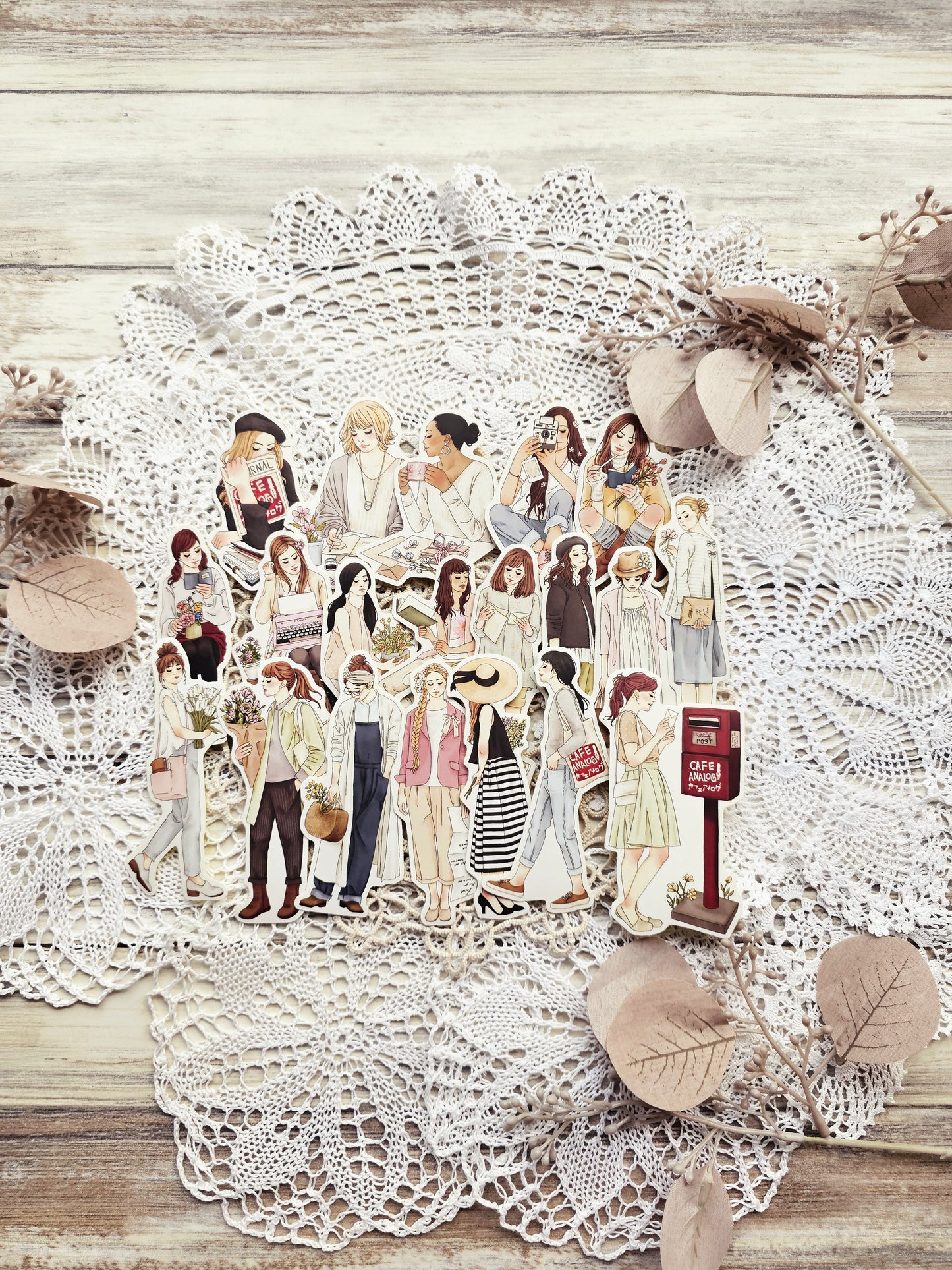 Sticker „Spring Letters“ – Café Analog x Windry R.