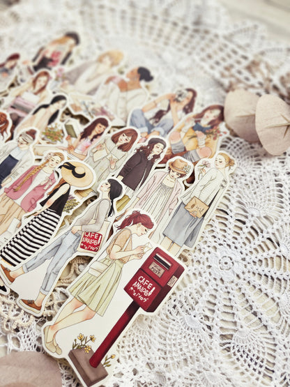 Sticker „Spring Letters“ – Café Analog x Windry R.