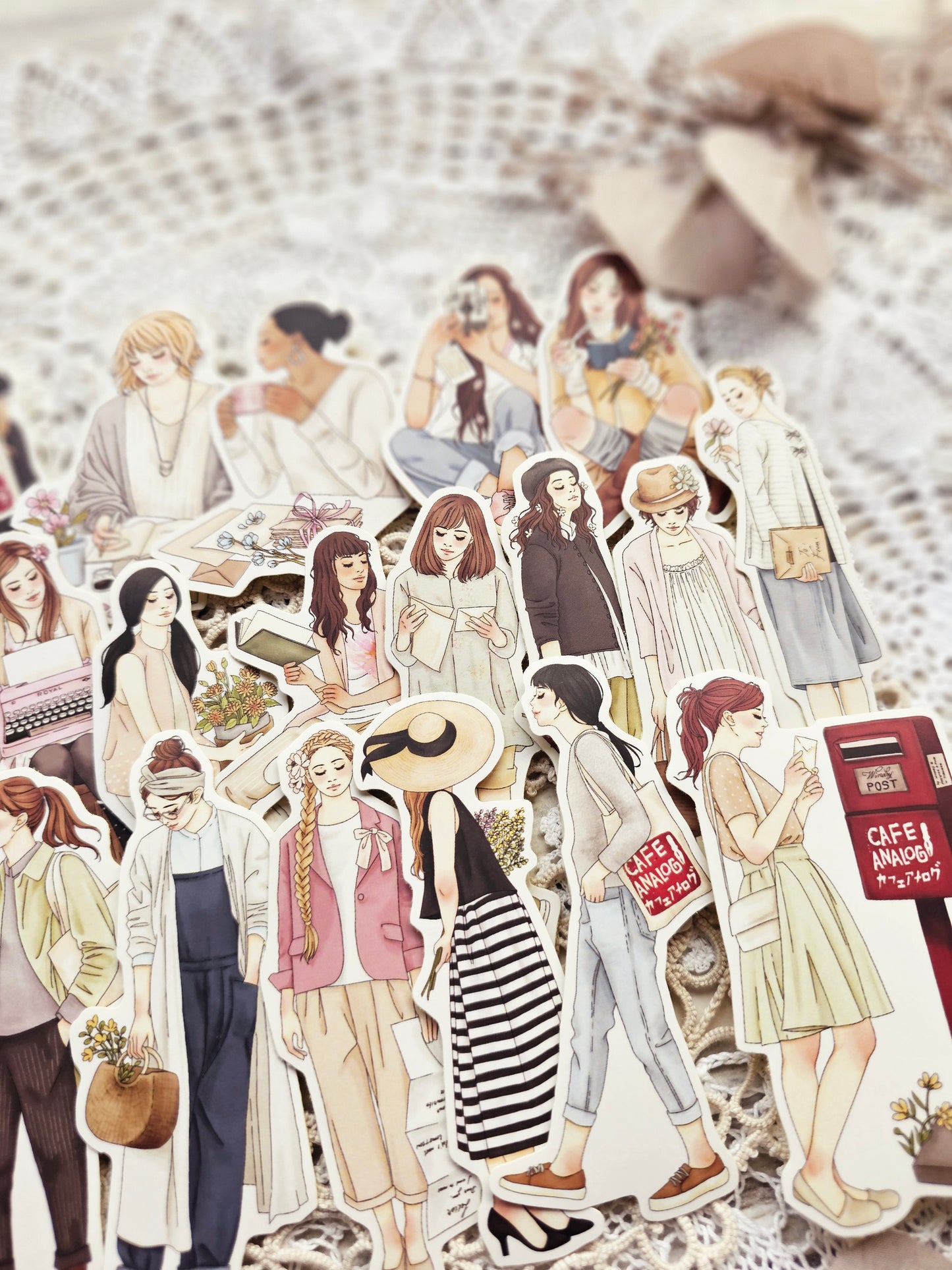 Sticker „Spring Letters“ – Café Analog x Windry R.