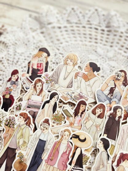 Sticker „Spring Letters“ – Café Analog x Windry R.