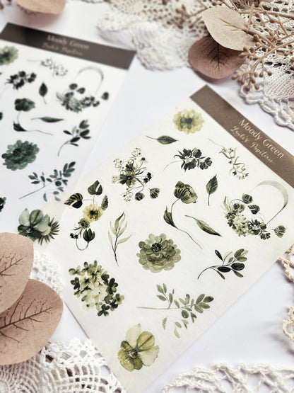 Sticker „Moody Green“ – Lauli's Papeterie