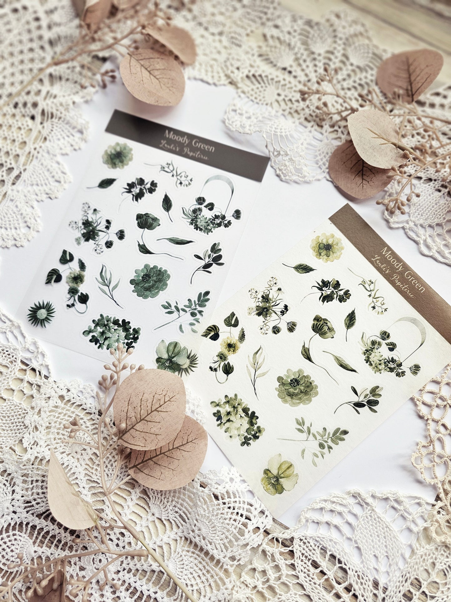 Sticker „Moody Green“ – Lauli's Papeterie