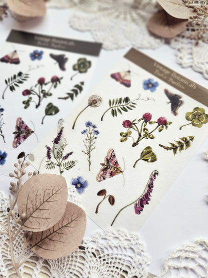 Sticker „Vintage Botanicals“ – Lauli's Papeterie