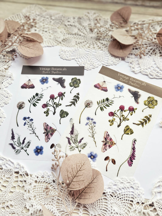 Sticker „Vintage Botanicals“ – Lauli's Papeterie