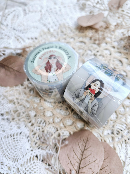 PET Tape „Everyday B“ – Journal Pages × Windry R.