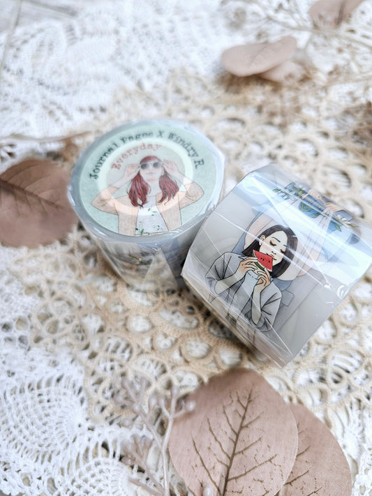 PET Tape „Everyday B“ – Journal Pages × Windry R.