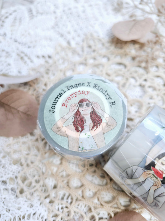 PET Tape „Everyday B“ – Journal Pages × Windry R.