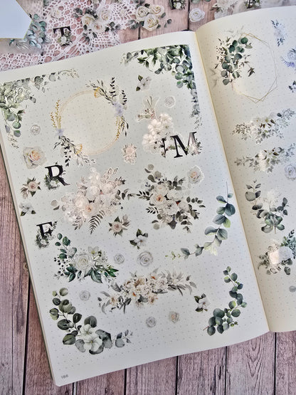 PET Tape „Serenade in White“ – Danys Oase – elegantes Pre-Cut Tape