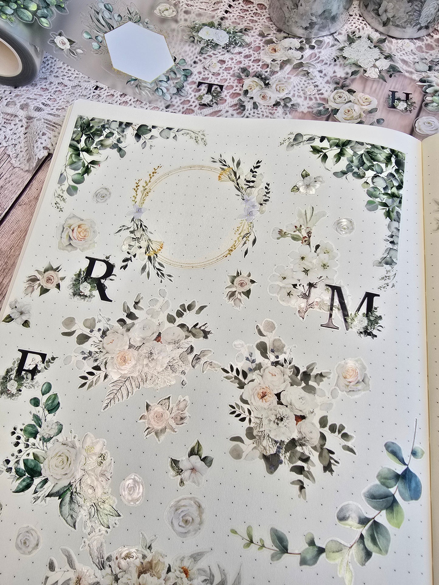 PET Tape „Serenade in White“ – Danys Oase – elegantes Pre-Cut Tape