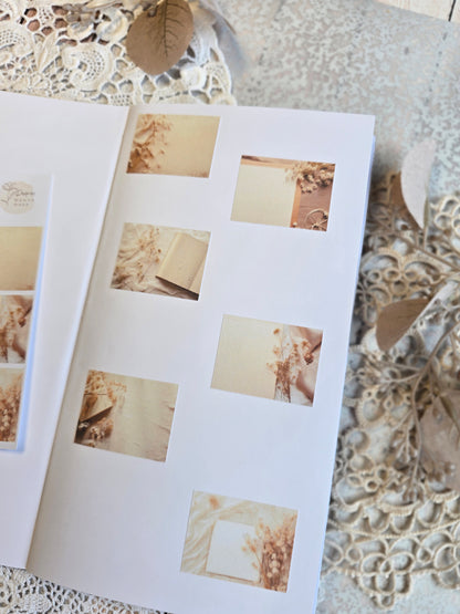 Vintage Portrait Sticker – 6 ästhetische Motive