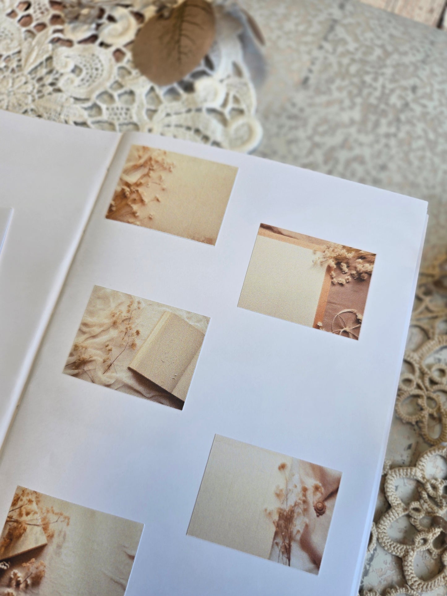 Vintage Portrait Sticker – 6 ästhetische Motive