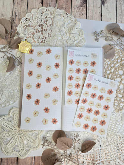 Stickers I 24 motifs I scrapbooking I journal I collage I aesthetic I vintage I cluster I decoration I scrapbooking I flowers