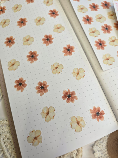 Stickers I 24 motifs I scrapbooking I journal I collage I aesthetic I vintage I cluster I decoration I scrapbooking I flowers