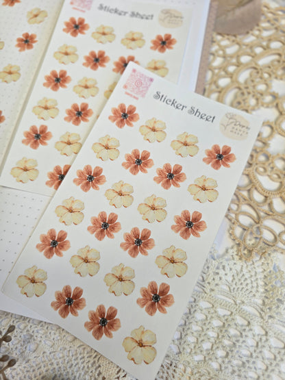 Stickers I 24 motifs I scrapbooking I journal I collage I aesthetic I vintage I cluster I decoration I scrapbooking I flowers