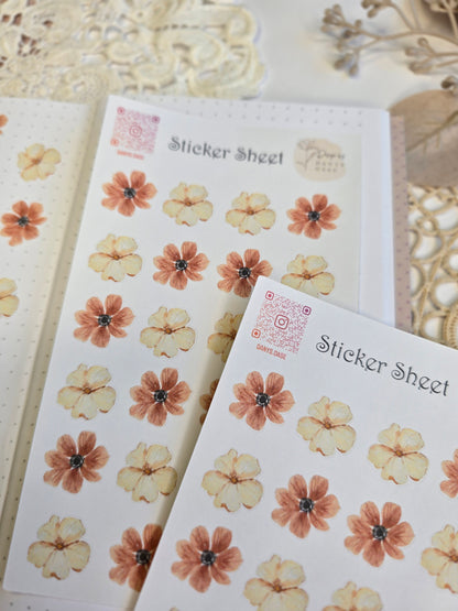 Stickers I 24 motifs I scrapbooking I journal I collage I aesthetic I vintage I cluster I decoration I scrapbooking I flowers