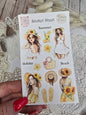 Sommer Sticker Set – 12 feminine Motive