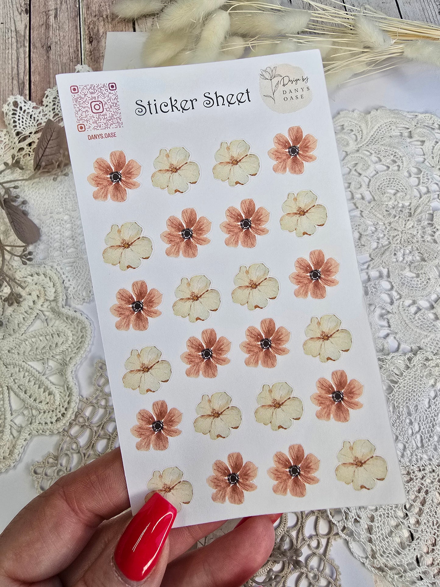 Stickers I 24 motifs I scrapbooking I journal I collage I aesthetic I vintage I cluster I decoration I scrapbooking I flowers