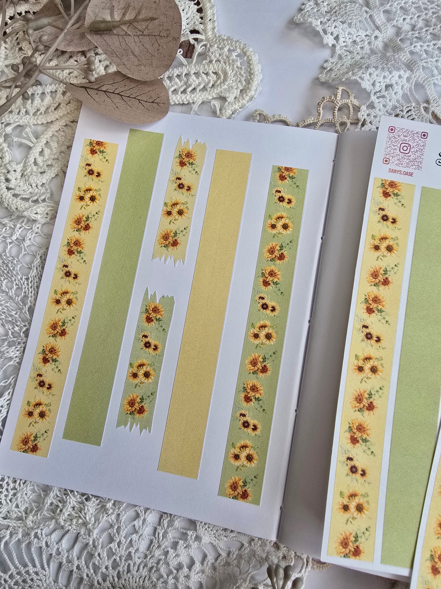 Faux Washi Stripes – 6 sommerliche Streifen-Sticker
