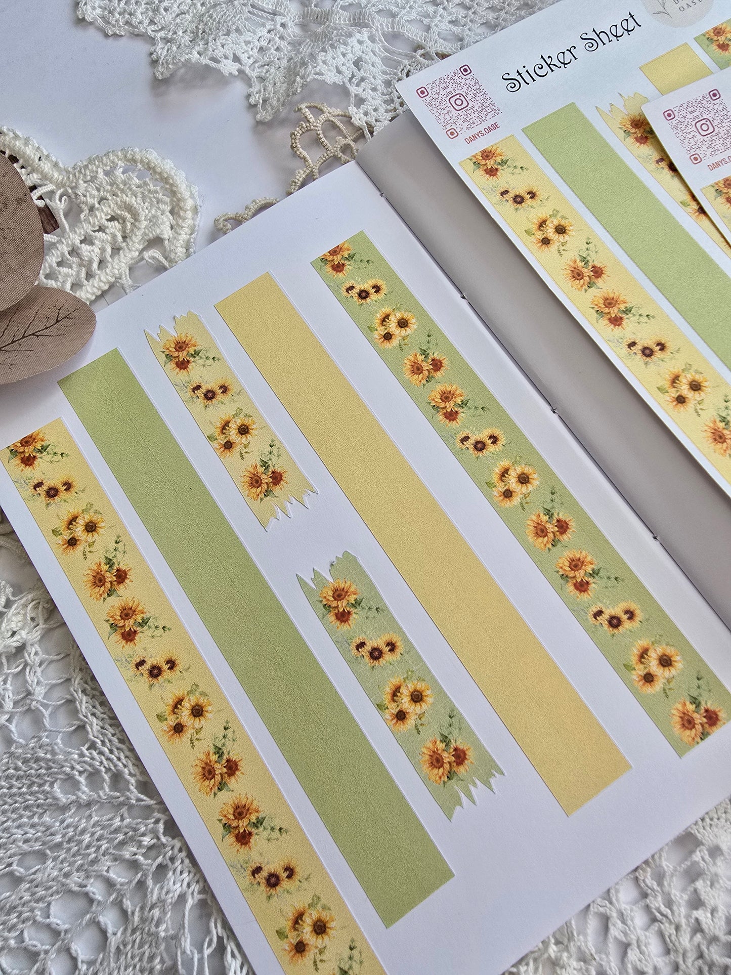 Faux Washi Stripes – 6 sommerliche Streifen-Sticker