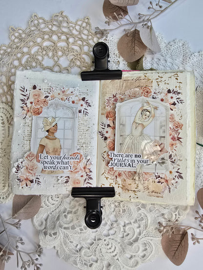 Floraler Stickerbogen – 12 Motive