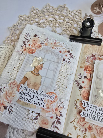 Floraler Stickerbogen – 12 Motive