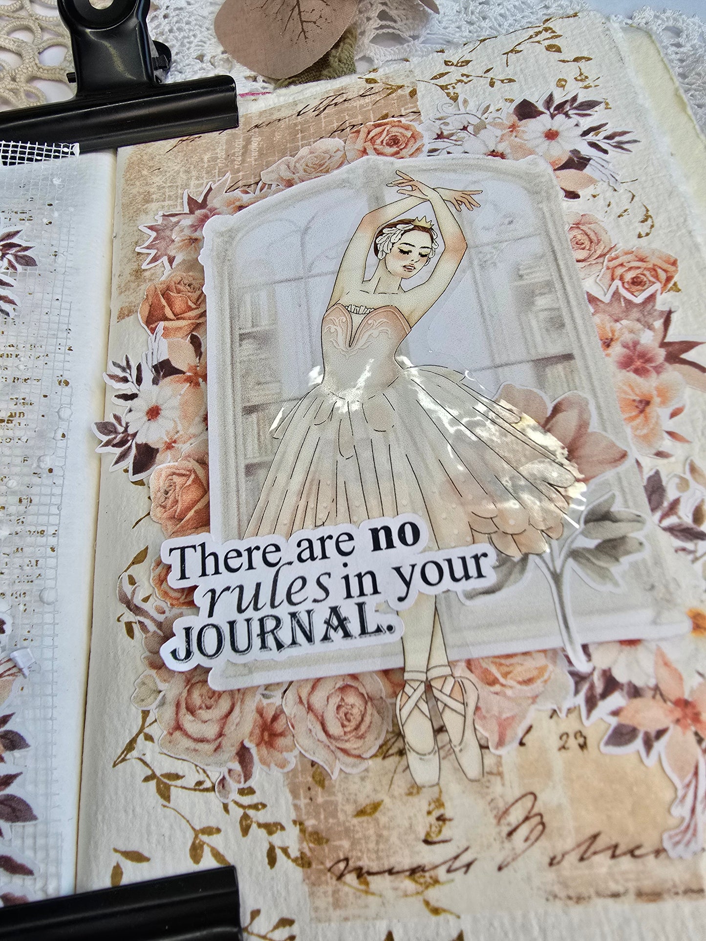 Sticker „Journal Quotes“ – 13 typografische Schwarz-Weiß-Zitate