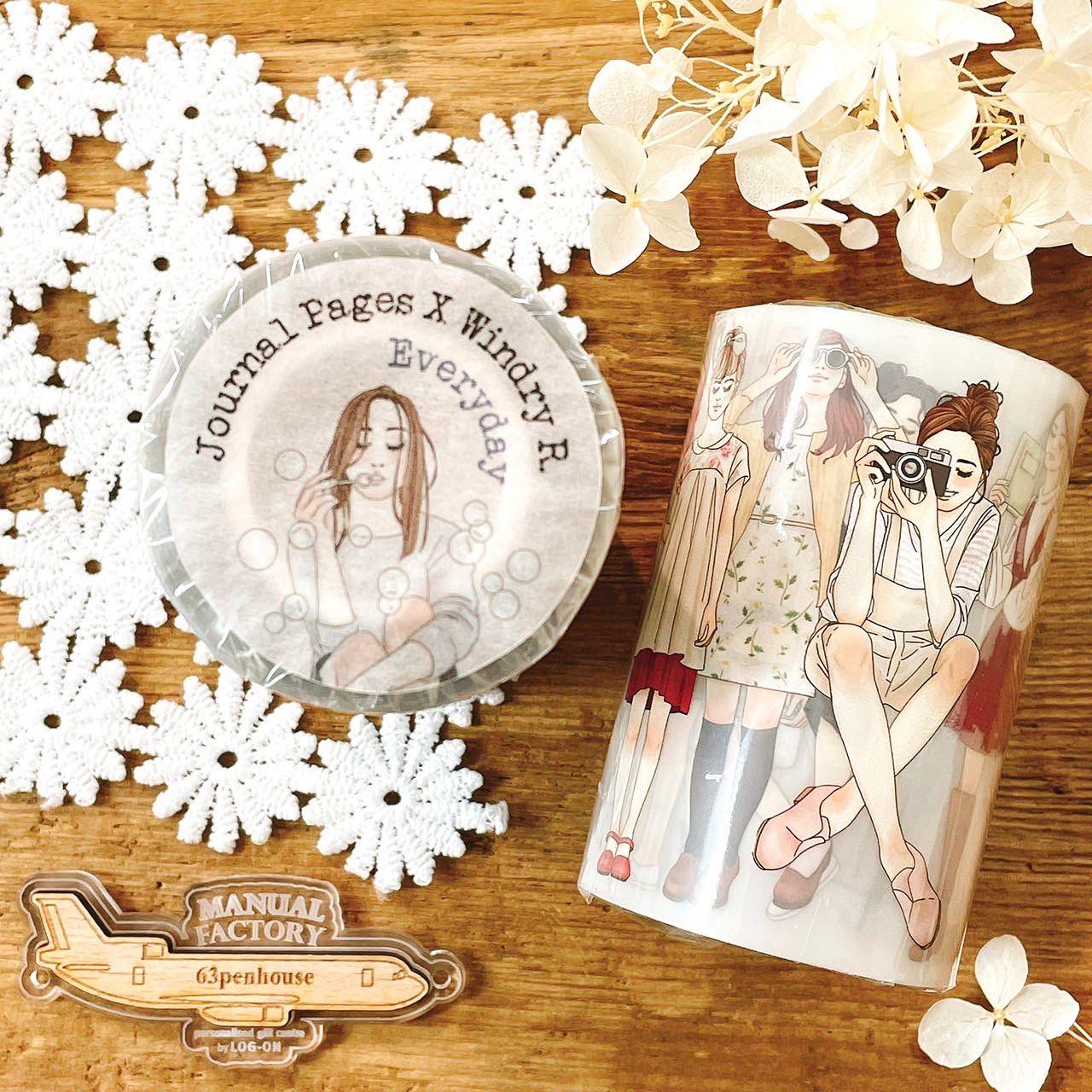 PET Tape „Everyday“ – Journal Pages × Windry R.