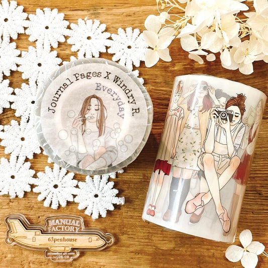 PET Tape „Everyday“ – Journal Pages × Windry R.
