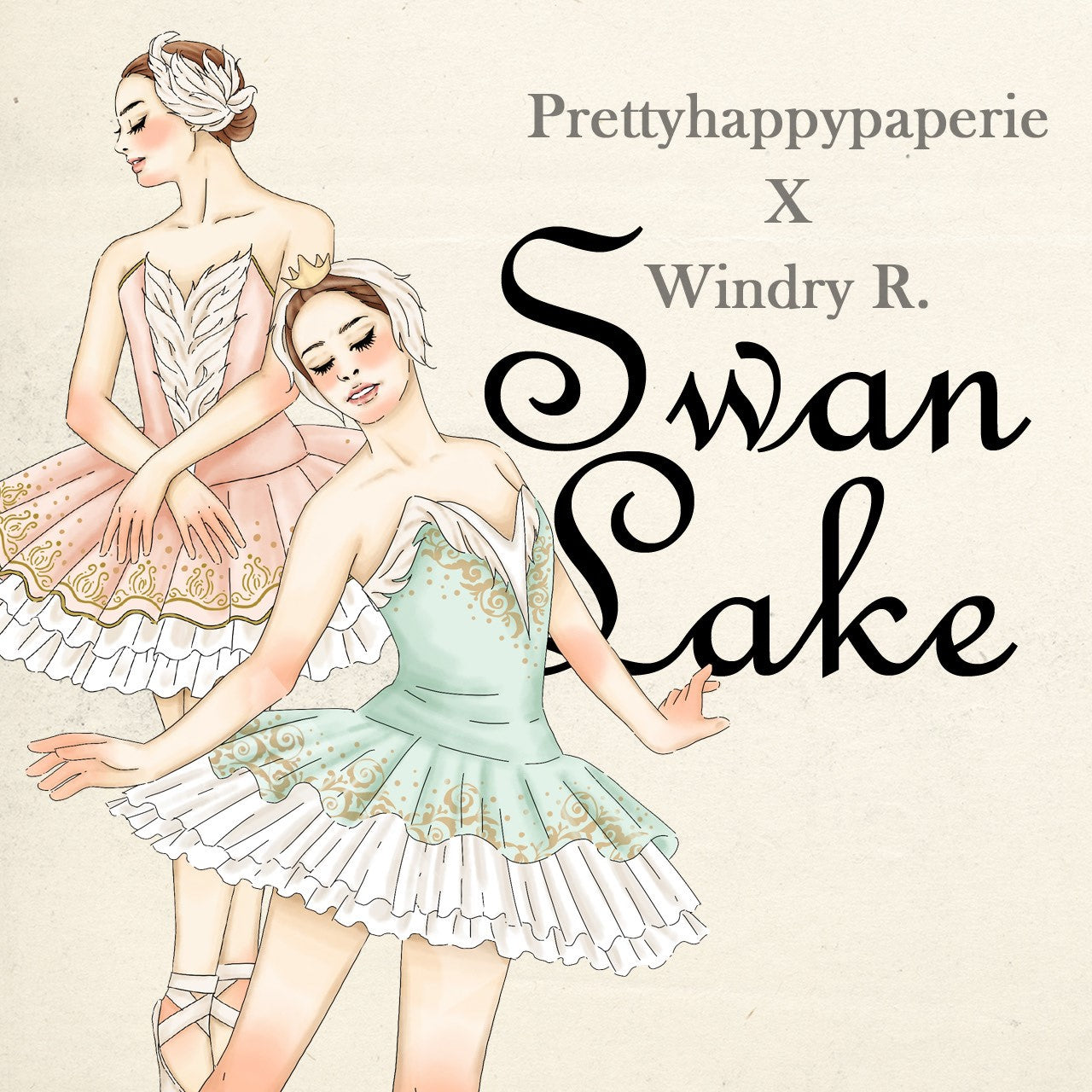 PET Tape „Swan Lake“ – Prettyhappypaperie × Windry R.