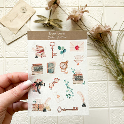 Sticker „Book Lover“ – Lauli's Papeterie
