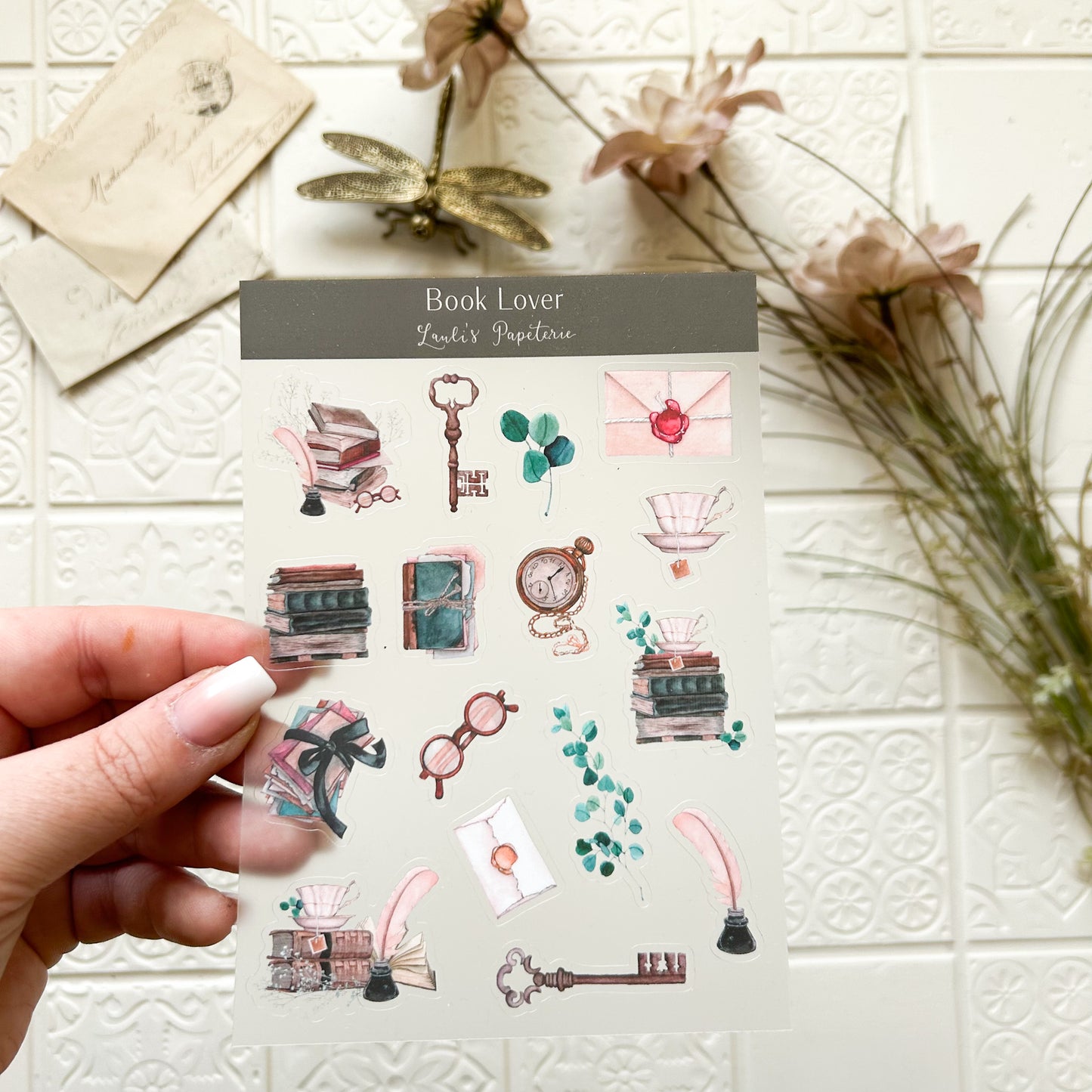 Sticker „Book Lover“ – Lauli's Papeterie