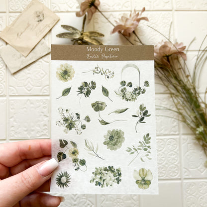 Sticker „Moody Green“ – Lauli's Papeterie