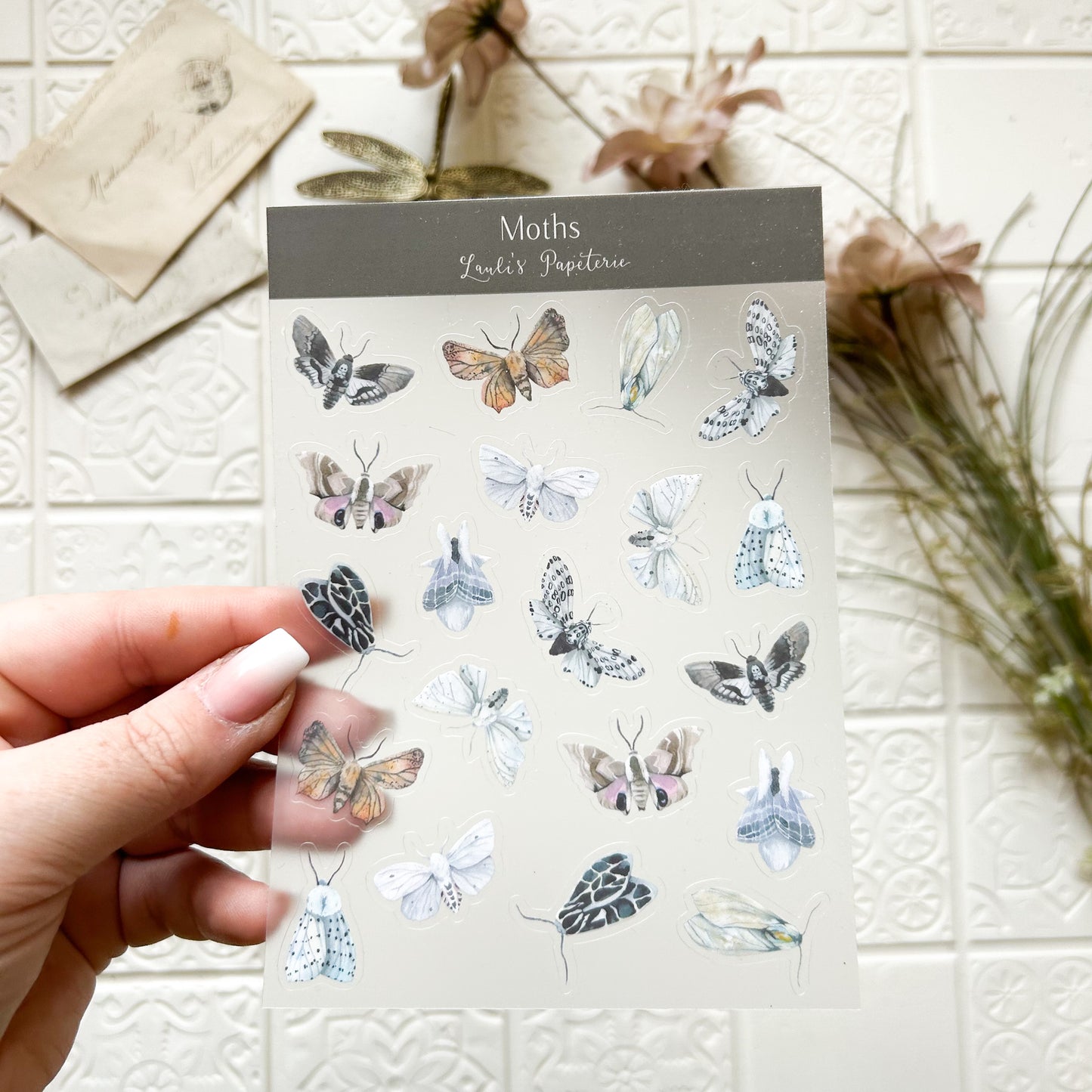 Sticker „Moths“ – Lauli's Papeterie