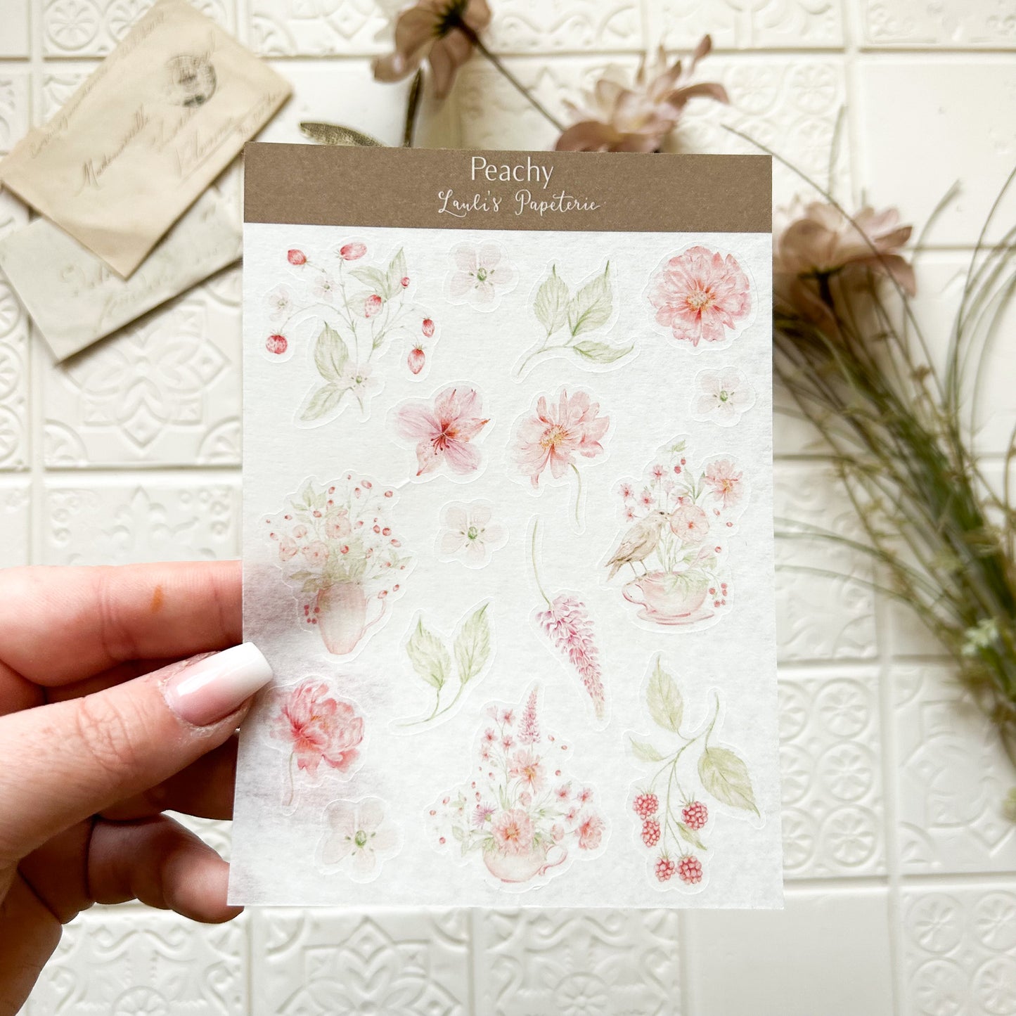 Sticker „Peachy“ – Lauli's Papeterie