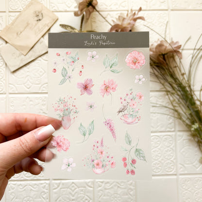 Sticker „Peachy“ – Lauli's Papeterie