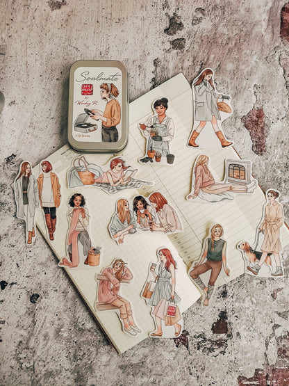 Sticker „Soulmate“ – Café Analog × Windry R.