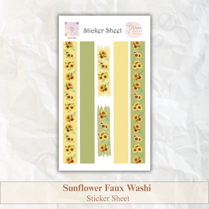 Faux Washi Stripes – 6 sommerliche Streifen-Sticker