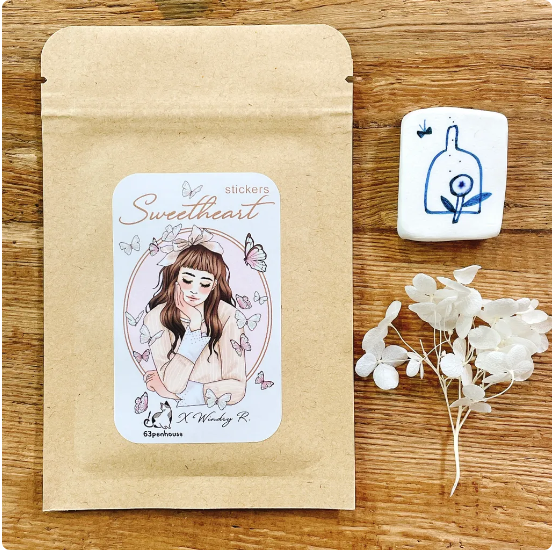 Sticker „Sweetheart“ – 63Penhouse x Windry R.