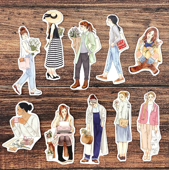 Sticker „Spring Letters“ – Café Analog x Windry R.