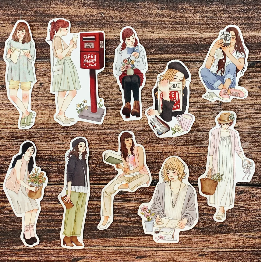 Sticker „Spring Letters“ – Café Analog x Windry R.