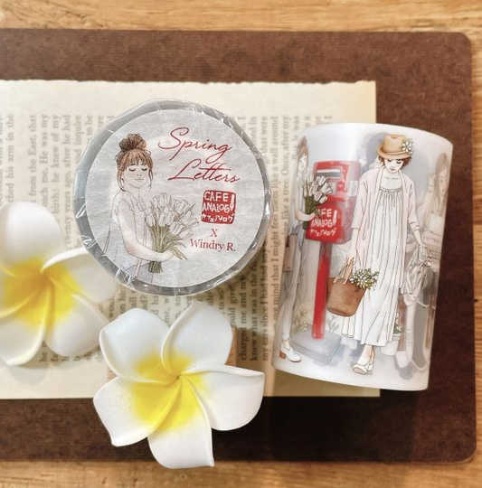 PET Tape „Spring Letters“ – Café Analog × Windry R.