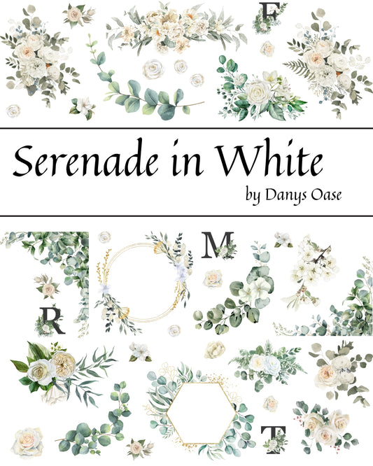 PET Tape „Serenade in White“ – Danys Oase – elegantes Pre-Cut Tape