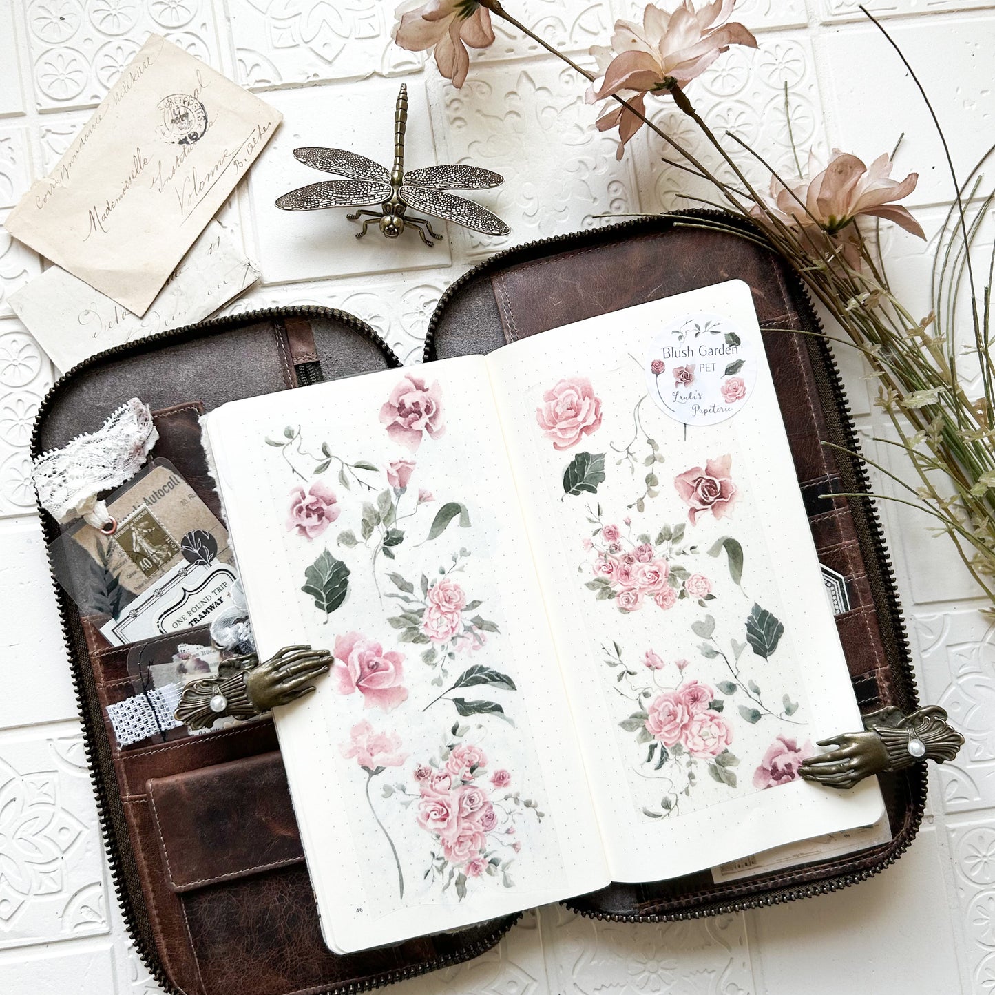 Washi Tape I Lauli's Stationery I Blush Garden I Flowers I Romanticism I Aesthetics I Collage I Journal I Scrapbooking I Decoration