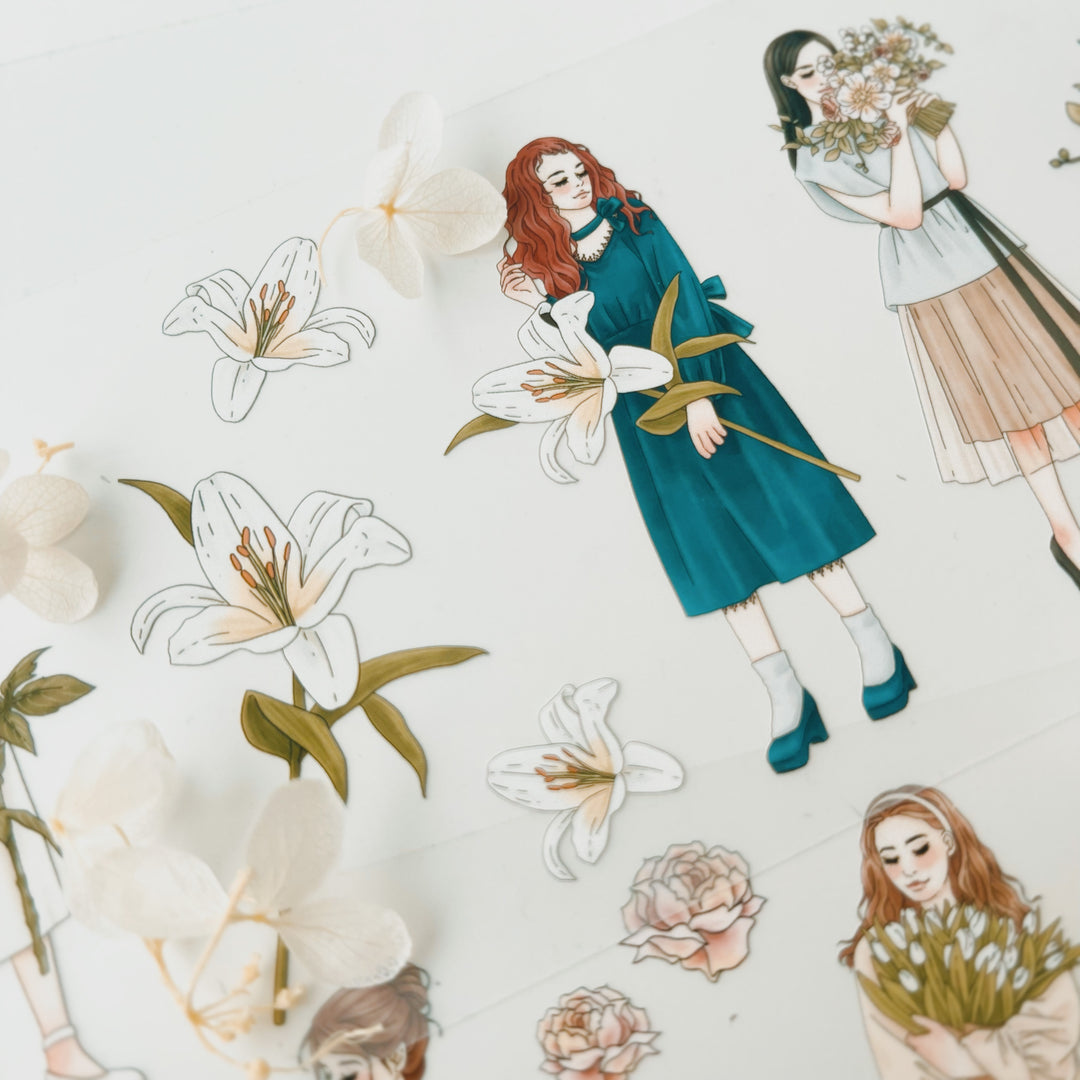 PET Tape „Bouquets“ –  Journal Pages x Windry R.