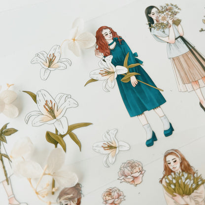 PET Tape „Bouquets“ –  Journal Pages x Windry R.